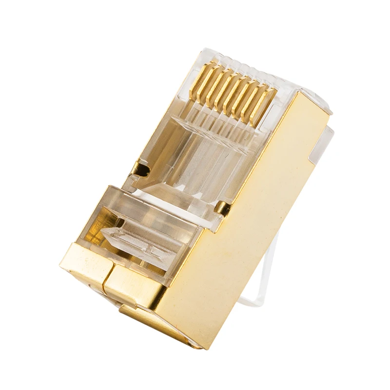Модульные штекеры RJ45 8P8C экранированный разъем отверстия для штырьков 1 3 мм