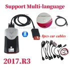 Новинка 2021, VCI 2017.R3 с генератором ключей 2016.R0 VD DS150E Cdp Pro с Bluetooth для диагностического инструмента Obd2 для автомобиля, сканер Obd