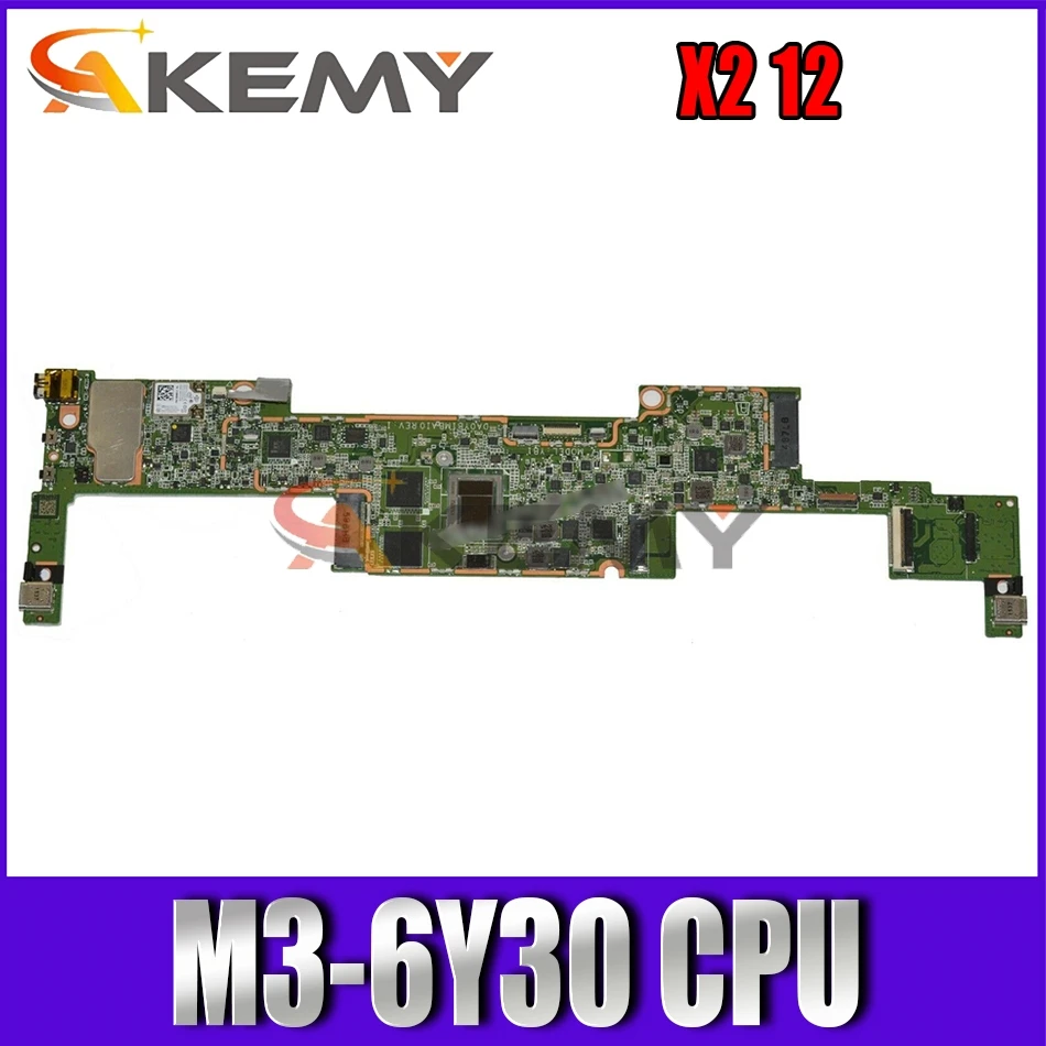 

Akemy для призрак X2 12 Материнская плата ноутбука 830318-601 DA0YB1MBAI0 с SR2EN M3-6Y30 Процессор 100% работает хорошо