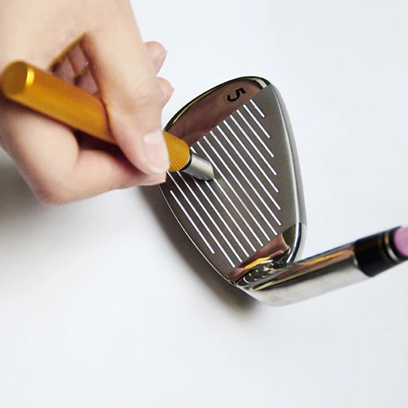 

Golf Groove Cutter Golf Club Head Grooving Tool Golf Club Alloy Wedge Tool Grooves Hard Cleaning Tools