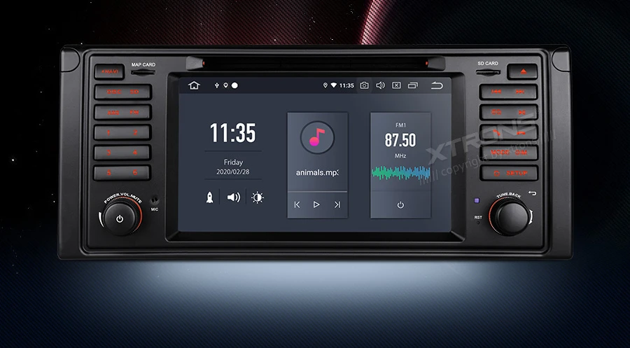 

Bluetooth 5.0 Android 10.0 PX6 Car Stereo Radio DVD Player GPS For BMW E39 1995-2003 M5