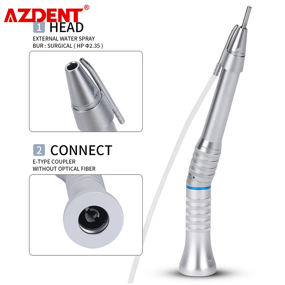 

Стоматологическая хирургия на 20 °, хирургическая хирургия, 1:1, контр-угол, прямая головка, низкая скорость, ручной инструмент