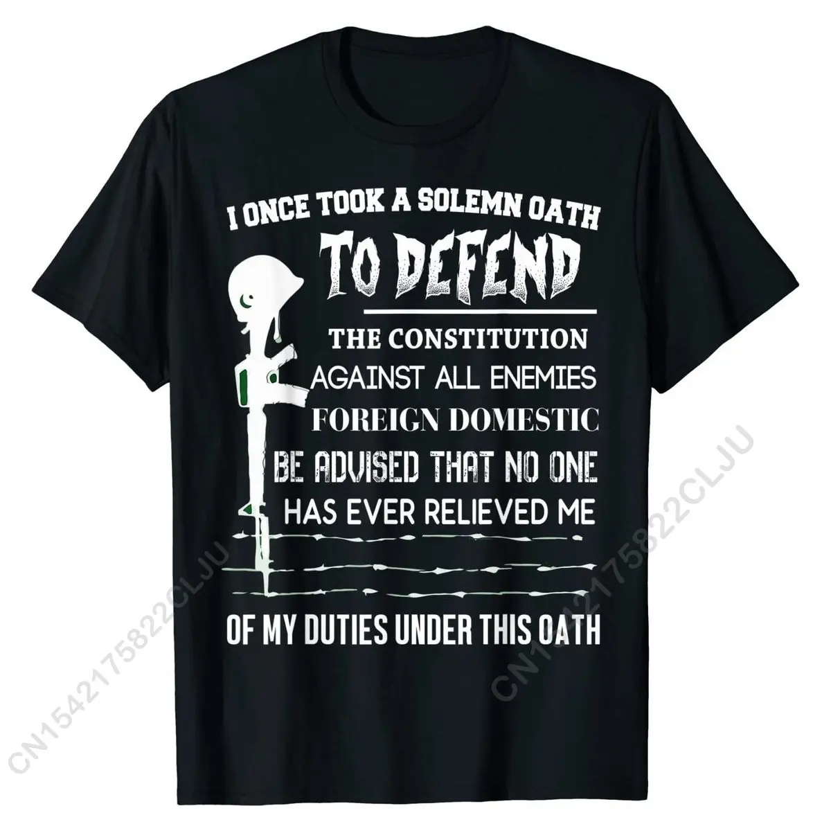 

I Once Took A Solemn Oath To Defend The Constitution T Shirt Latest Man Tshirts Cotton Tops Shirt Funny