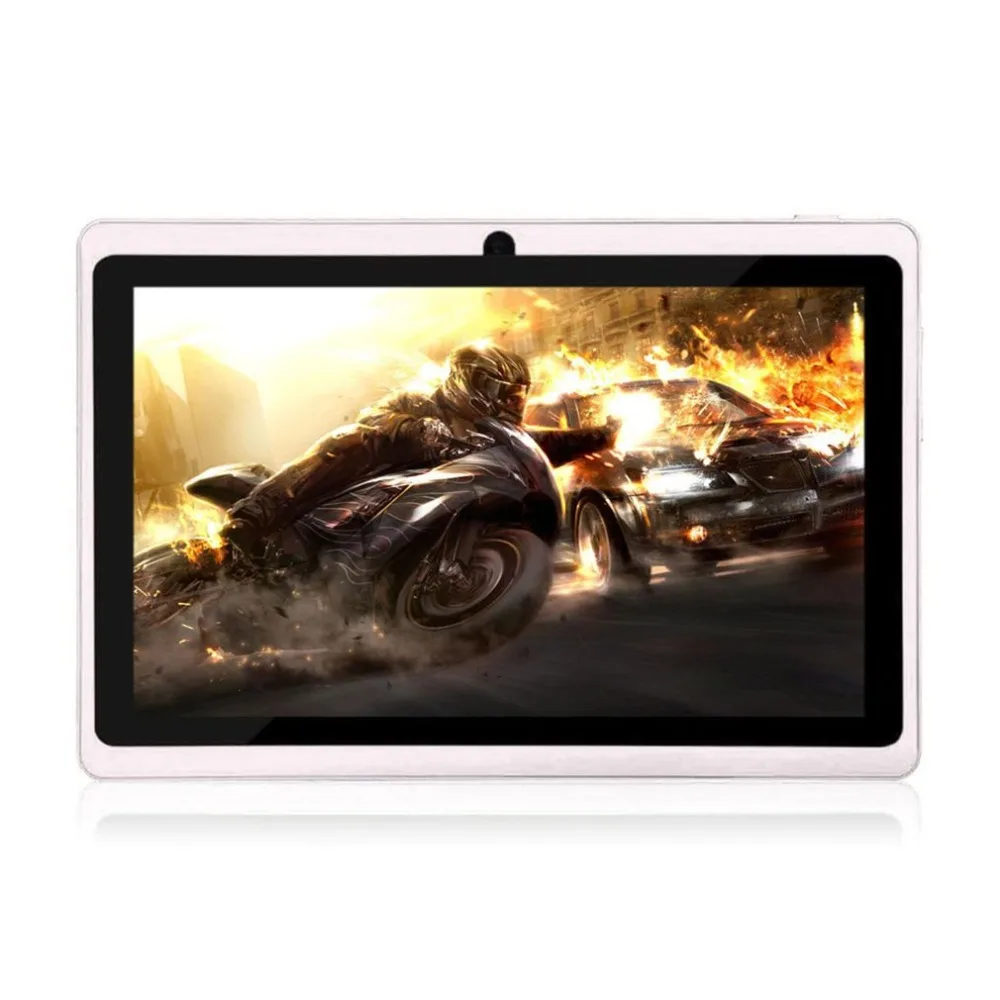 Планшет 7 дюймов Android TFT дисплей HD 1080P 1024x600 четырехъядерный детский подарок планшет Bluetooth Wifi 512 Мб+ 8 Гб игры планшеты с двойной камерой