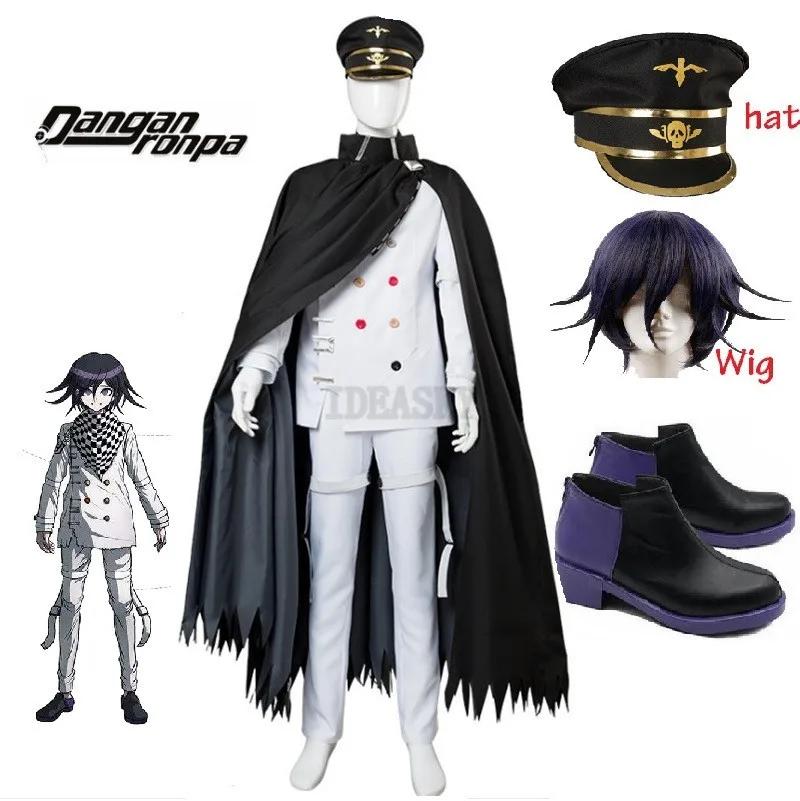 Парик для косплея кокичи из аниме данганронпа V3 мужская шляпа костюма на