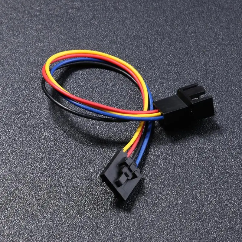 2 шт. 5Pin для 4Pin Вентилятор охлаждения разъем адаптера 18 см Удлинительный кабель