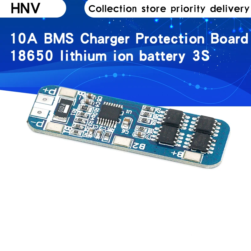 Модуль защитной платы зарядного устройства для литиевого аккумулятора 3S 10 А 12 В 3