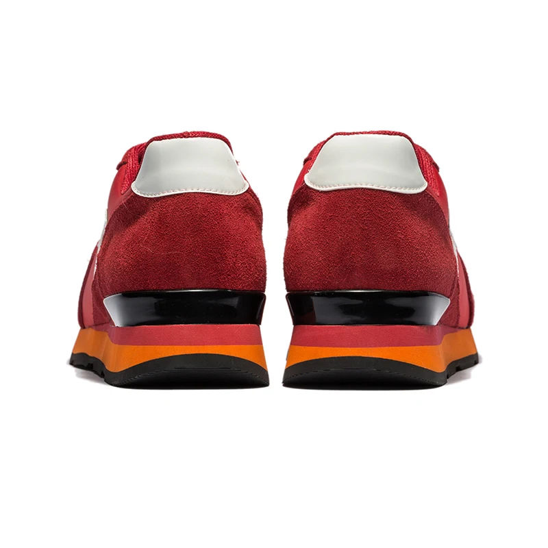 OPP Мужская обувь из коровьей кожи на плоской подошве кроссовки Красная