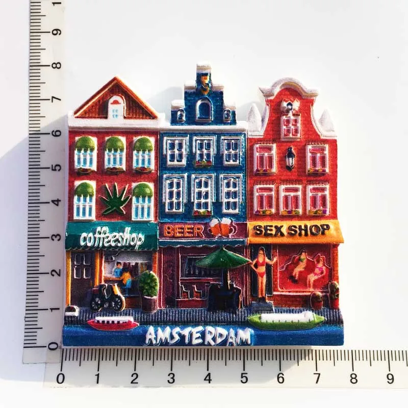 Голландский сувенир 3D Смола УФ-печать декоративные Ремесла наклейка на