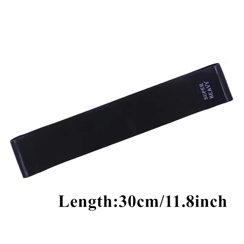 Black-noLogo-30cm Фитнес резинки резинки для фитнеса резинки для спорта фитнес резинка фитнесс резинки спортивные резинки эспандер экспандер фитнес для спорта1,45 мм-0,45 мм Эспандеры 6 цветов Пилатес Йога Спорт Тренировка Тренировки - Цвет: Black-noLogo-30cm