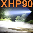 Сильный Мощность XHP90 XHP70.2 светодиодный вспышка светильник USB Перезаряжаемые фонарь с приближением, флэш-светильник Водонепроницаемый ручной светильник Кемпинг светодиодная вспышка светильник