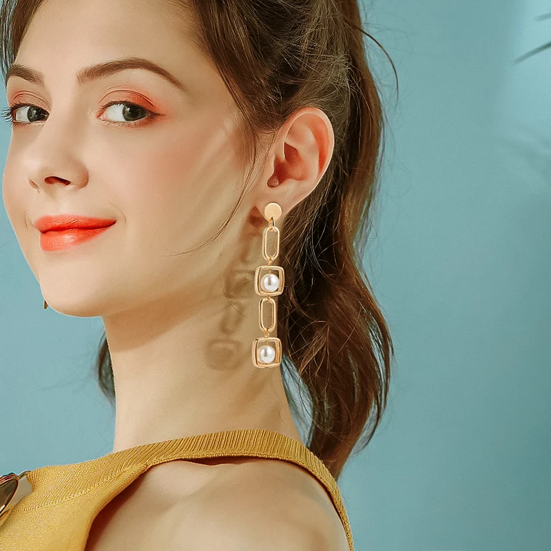 

New Fashion Big Pearl Dangle Earrings Sweet Butterfly Earrings Earrings For Teens Set Jewelry for Women Bohemianpendientes mujer