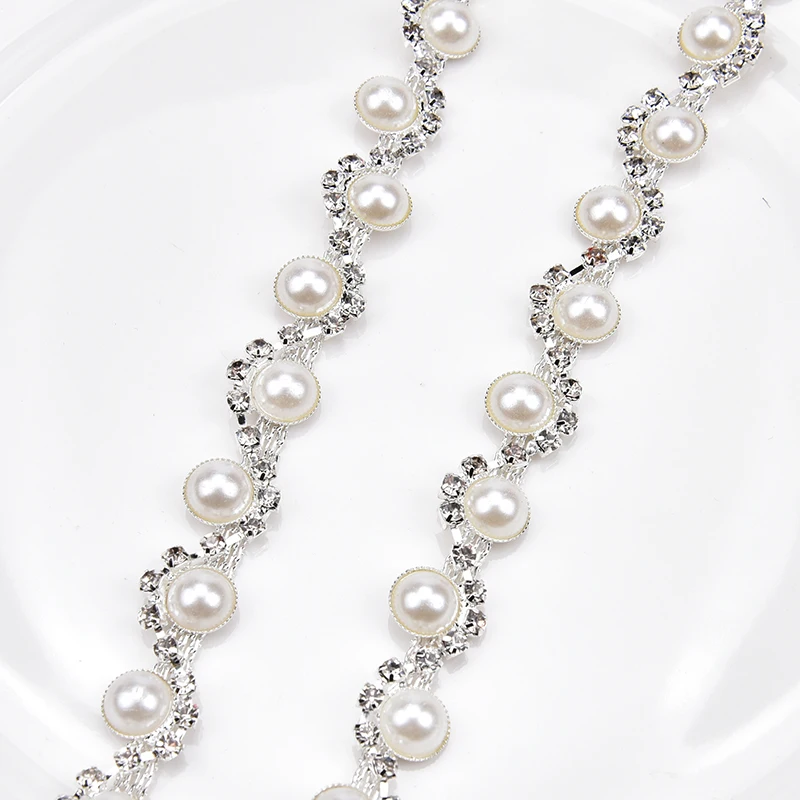 Бесплатная доставка Мода Воротник декоративные пришить abs жемчуг и отделкой