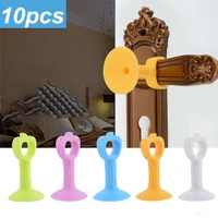 10psc extended version of silicone door stopper punch free handle anti collision glove type silicone door stop door stop