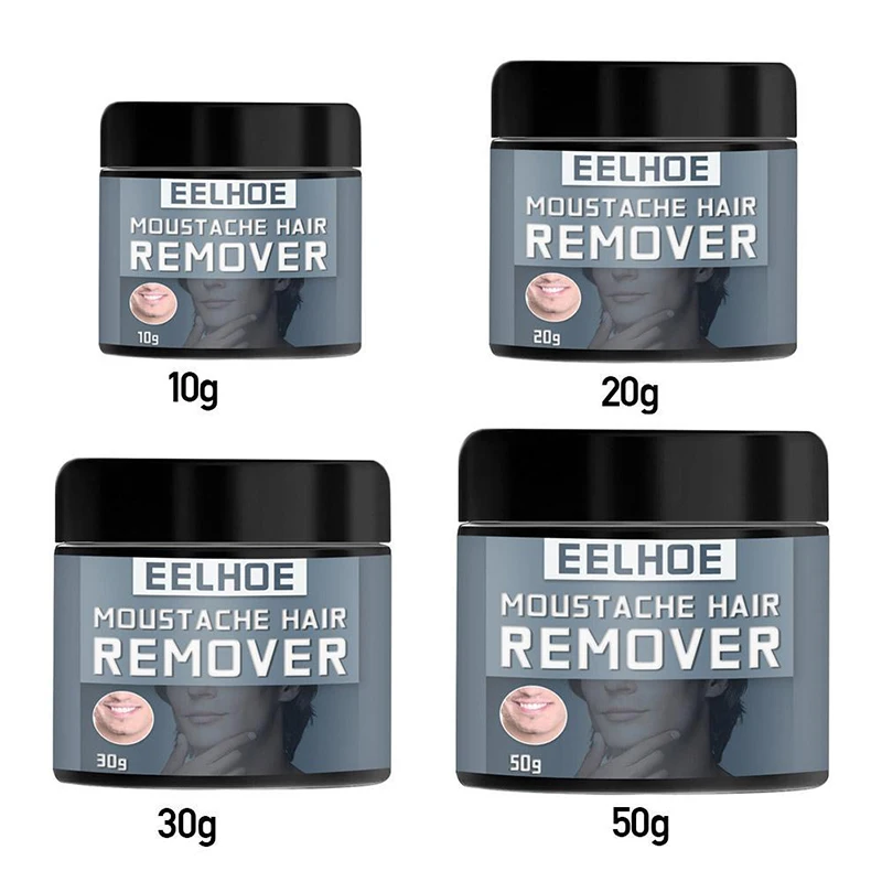 

New One 10 / 20 / 30 / 50g Men's Beard Depilation Cream Body Depilation Cream No Razor Beard Products Hot Sale In 2021