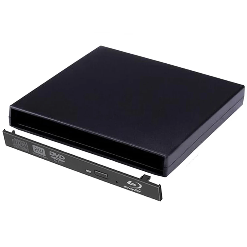 Чехол для ноутбука 9 5/12 7 мм usb 2 0 IDE Blu ray оптический привод внешний корпус