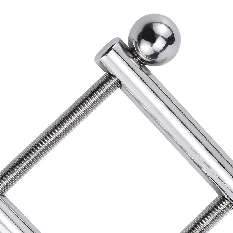 Мужской бондаж на пенис пытки в мошонке сдавливаемый из нержавеющей стали