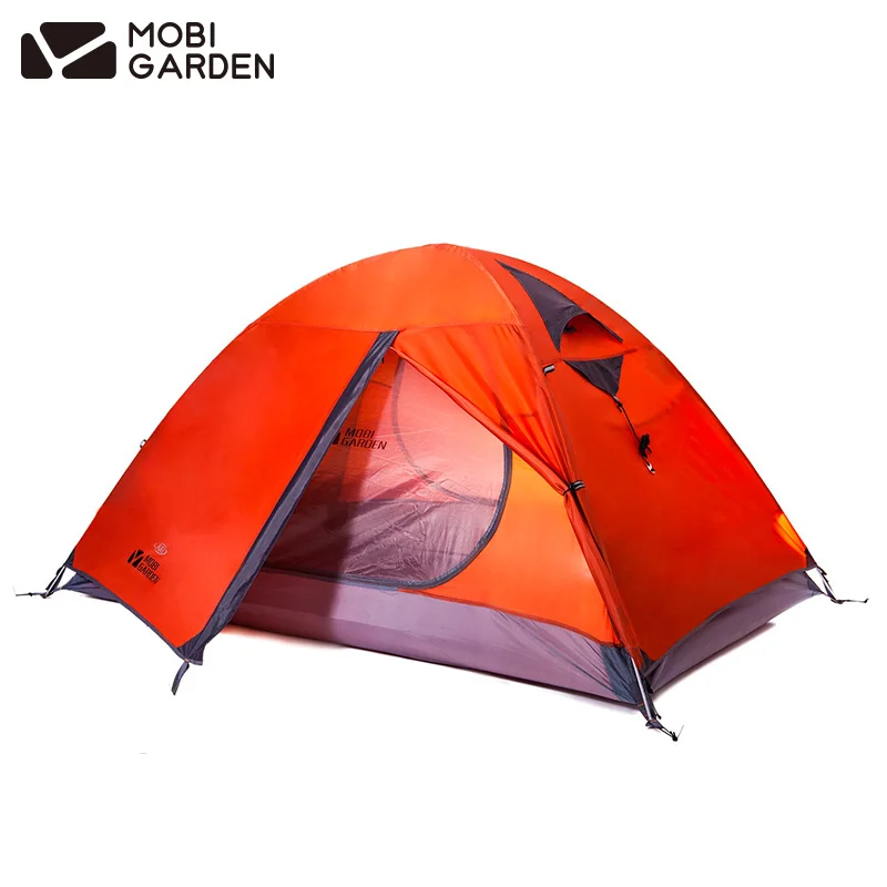 Verkauf Mobigarden Kalten Berg 4 Air Outdoor Zelt 4 Person Double Layer Wasserdicht Camping Wandern Bergsteigen Familie NXZ1429063