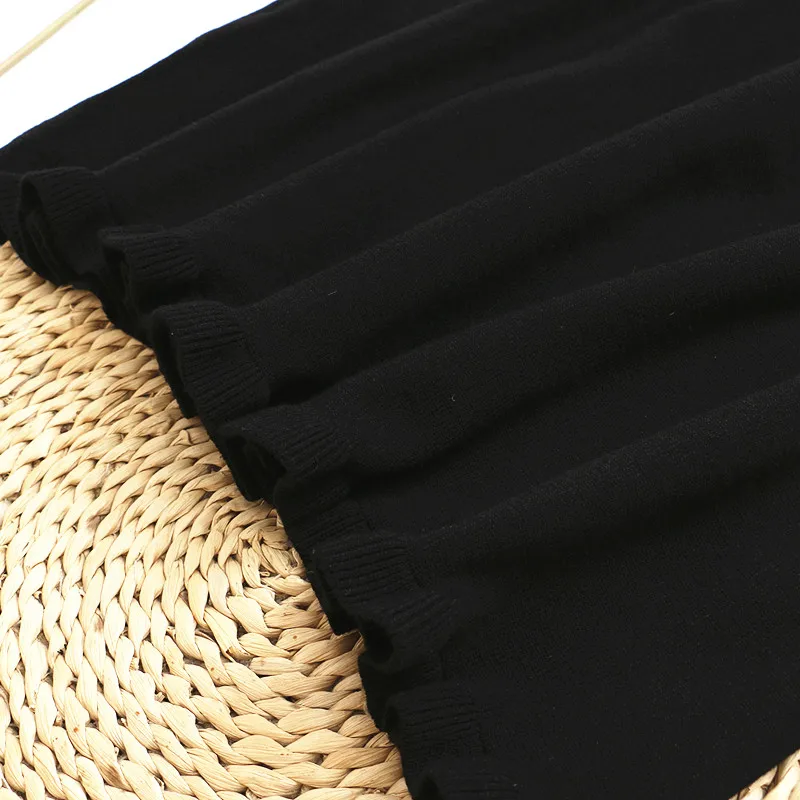 

Large Size Dress Woman Cloth Lapel mid-length sweater dress,220-pound undershirt Clothes-for-women-large-size skirt with buttons