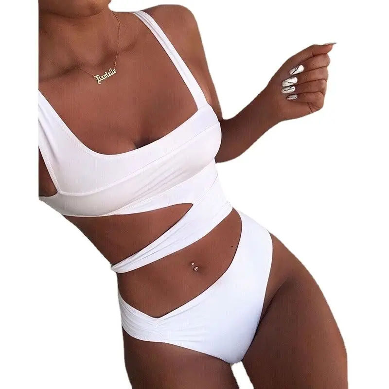 

Sexy Bikini Set One Shoulder One Piece Swimsuit 2021 New