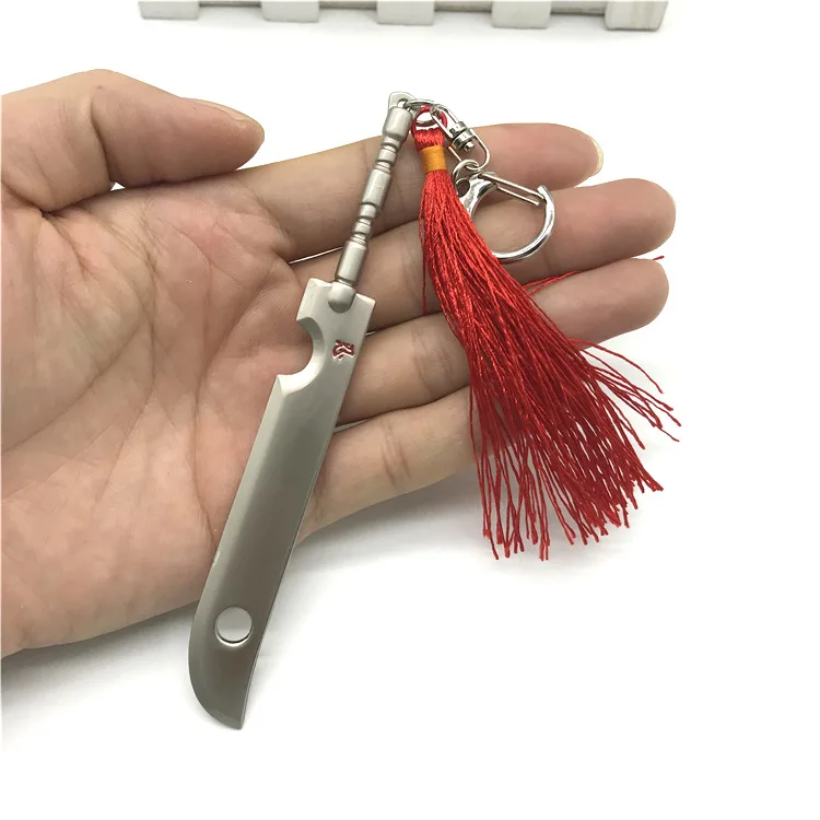 Аниме брелок с ниндзя аниме Оружие Меч рыболовли ловильный ключ цепочкой рисунок
