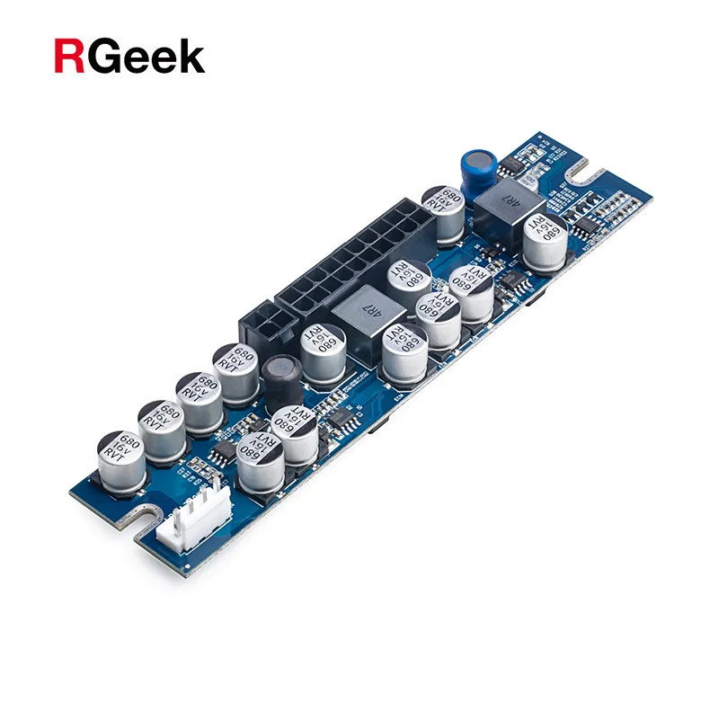 

RGEEK 12 в 300 Вт DC ATX Peak PSU Pico ATX Switch Mining PSU 24pin MINI ATX PC источник питания для компьютера