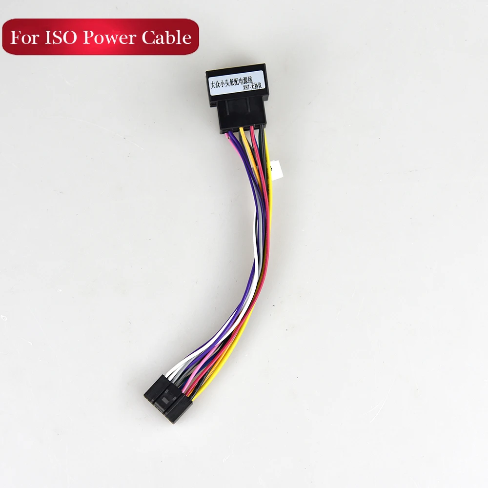 ISo Cable AMPrime радиоприемник для Android автомобильный кабель для принадлежностей адаптер электропроводки разъем универсальный кабель для автомобиля Nissian Toyota - Цвет: ISo Cable