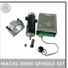 800 Вт 20000 В постоянного тока обмин ЧПУ воздушный охлаждаемый Шпиндельный двигатель ER11 патрон кВт Шпиндельный двигатель + регулятор скорости питания для гравировки.