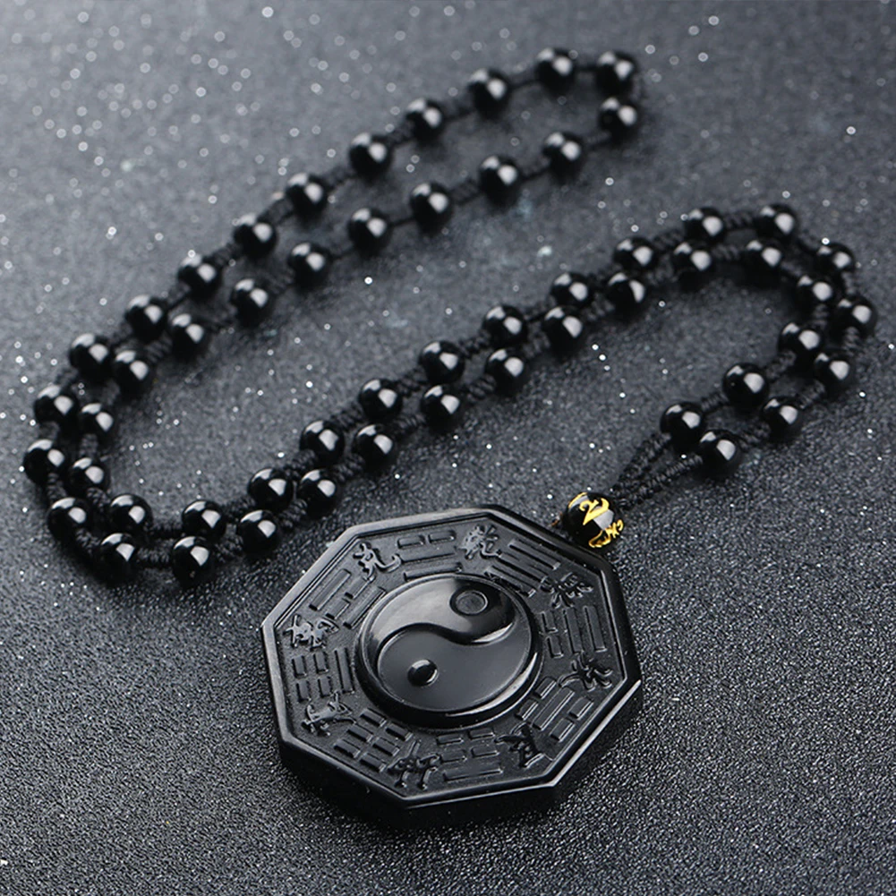 Китайский BAGUA Регулируемая цепочка Ювелирные изделия сплетни кулон тайцзи