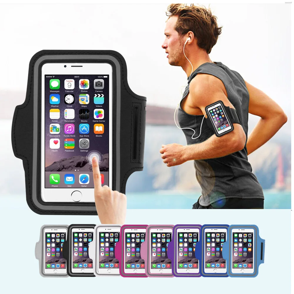 

Sport Armband Case 4.7/5.5 inch Mobile Phone Holder For Sports Running Gym Arm Band Pouch Bag For iPhone Xiaomi Sumsung Huawei