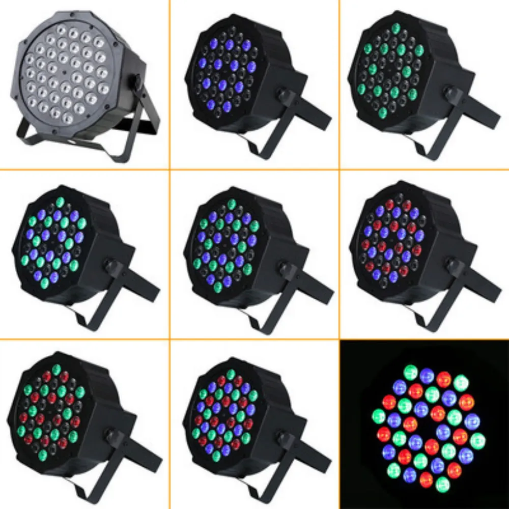 Светодиодный Par Светильник s DJ светодиодный RGBW 36x 3W RGB моющийся диско светильник DMX
