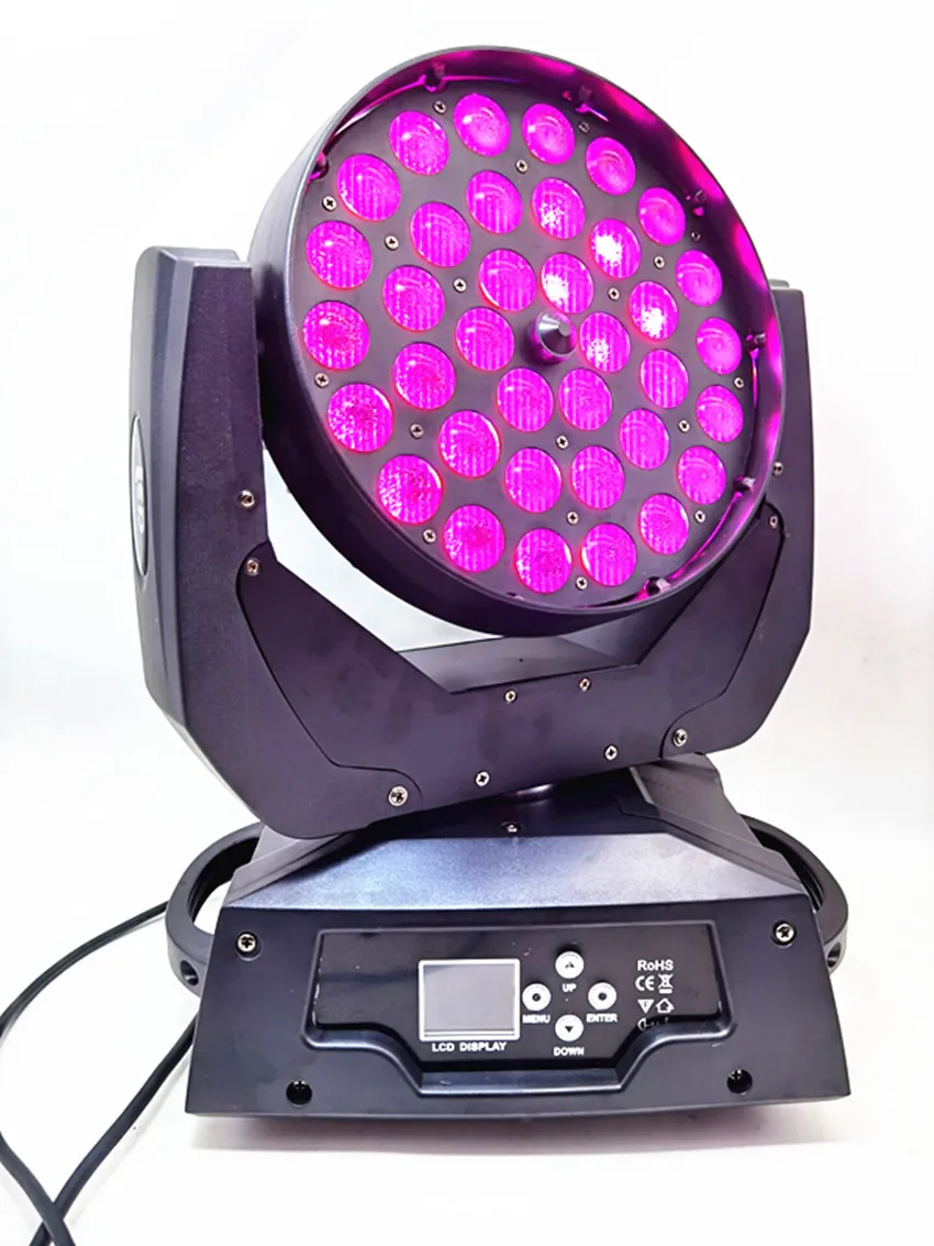 36x12W 36x15W 36x18W 4in1 5in1 6in1 Zoom Led Moving Head +flightcase Light RGBWA UV DMX Wash Beam Effect | Лампы и освещение