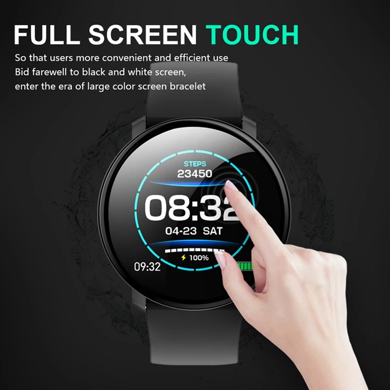Smart Watch M31 Full Screen Press Ip67 Waterproof Multiple Sports Mode Diy Face for Android &amp Ios | Электроника