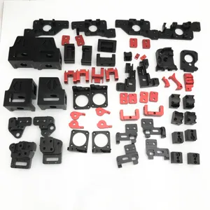 ready to shipvoron 2 4 3d printer diy upgrade aluminum alloy frame printed parts kit cnc machined metal full parts free global shipping