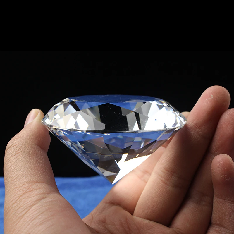 80 мм 3 15 дюйма прозрачный фотобумажный стеклянный драгоценный камень украшение