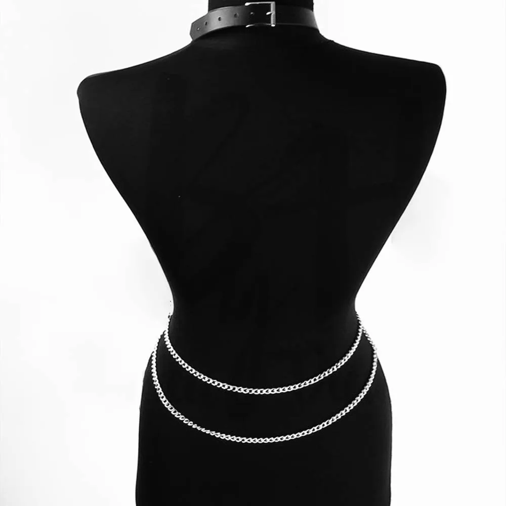 Сексуальная Женская портупея UYEE из искусственной кожи цепочка для тела