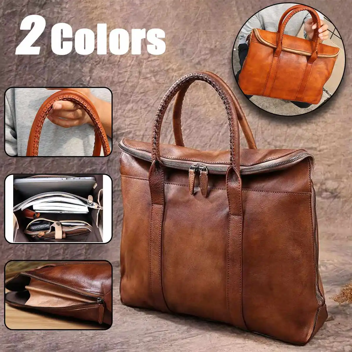 

Мужской портфель сумки; Набор новых высокого качества извесной фирмы большая кожаная сумка через плечо большой Ёмкость Офисные Сумки из на...