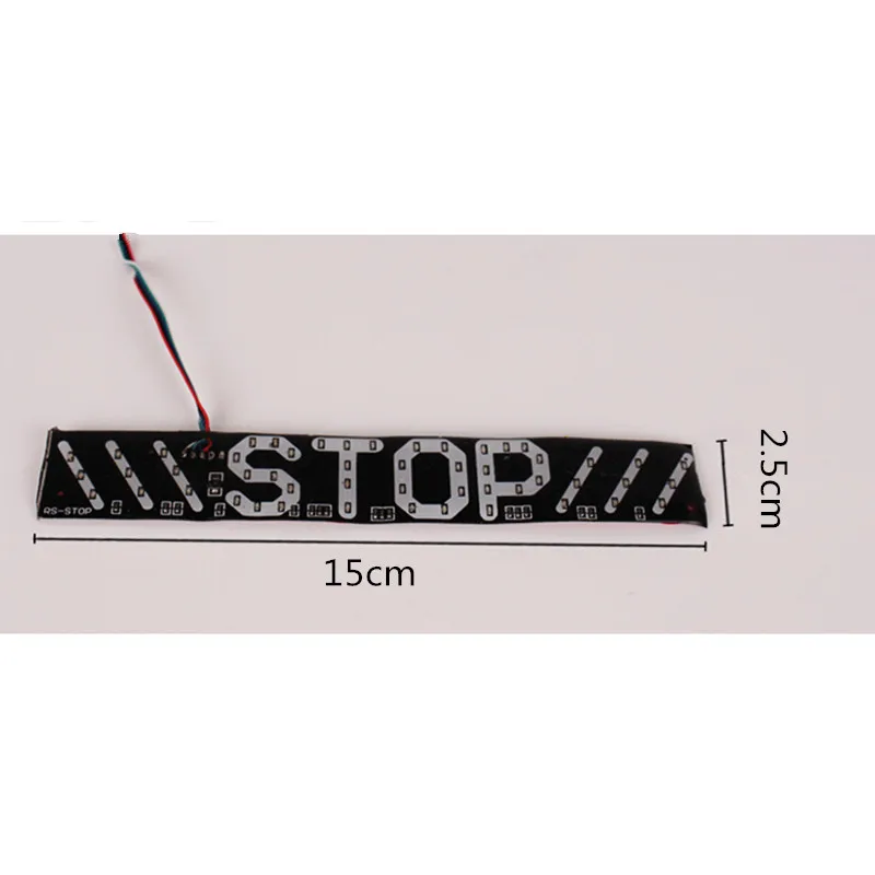 

1pc LED Motorcycle Light Flash STOP Moto Indicator Lamp Brake Turn Signal Driving Taillight 12V Universal Warning Day Light
