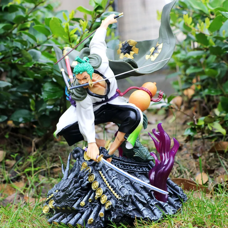 

One Piece Roronoa Zoro Action Figure GK Edition Plus Size 31cm Collectible Toys