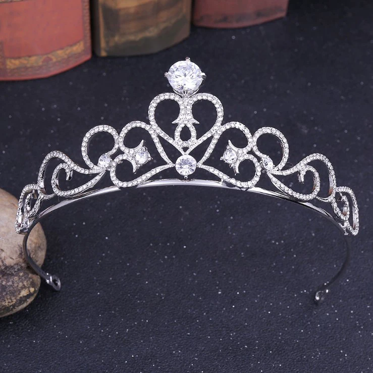Тиара свадебная для девушек тиара с сердцем и короной невесты Ювелирное