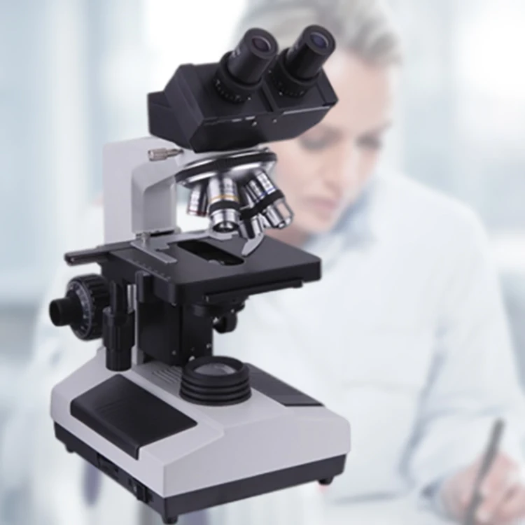 

Ready To Ship Digital Electron 4X / 10X / 40X 100X Medical Lab XSZ-N107 Biological Microscope