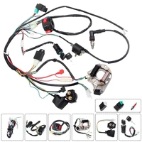 1set full complete electrics wiring harness cdi stator 6 coil for motorcycle atv quad pit bike 50 70 90 110 125cc wiring harness