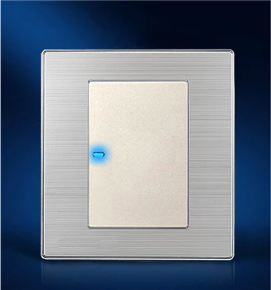 Бесплатная доставка роскошный настенный светильник панель переключателя 1