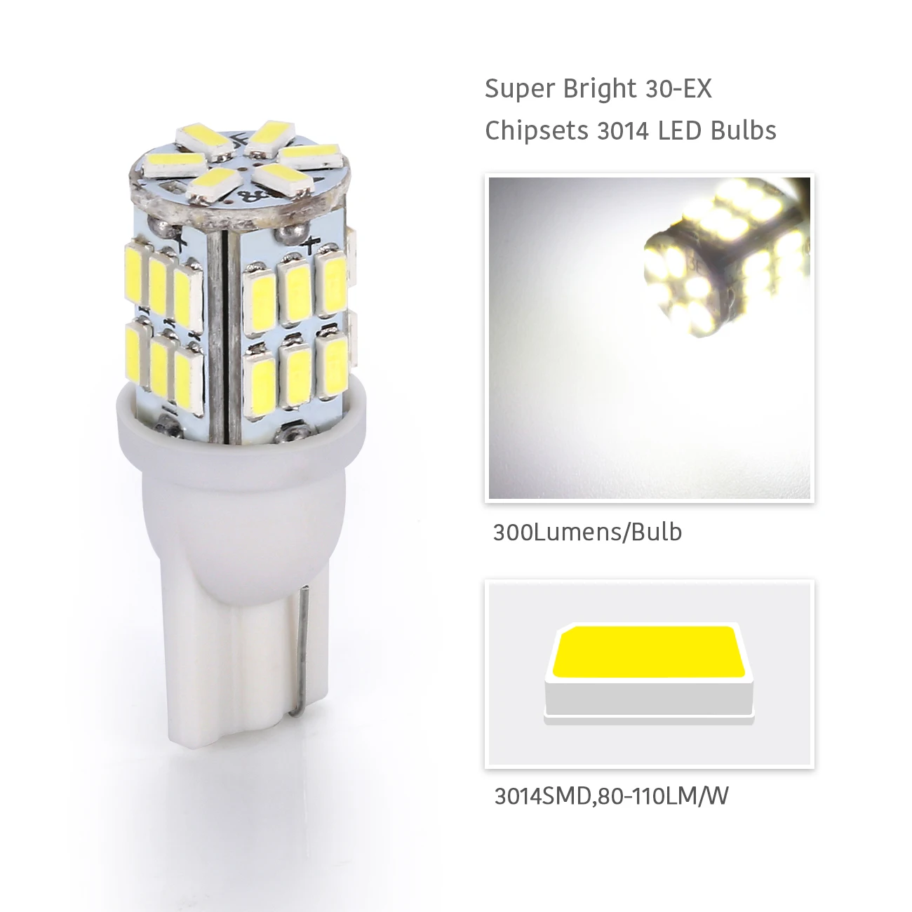 

10 шт. W5W T10 Светодиодные лампы Canbus 30SMD 3014 для автомобильного номерного знака 196 LED Buld для Luces светодиодный для автомобиля Chevy Silverado