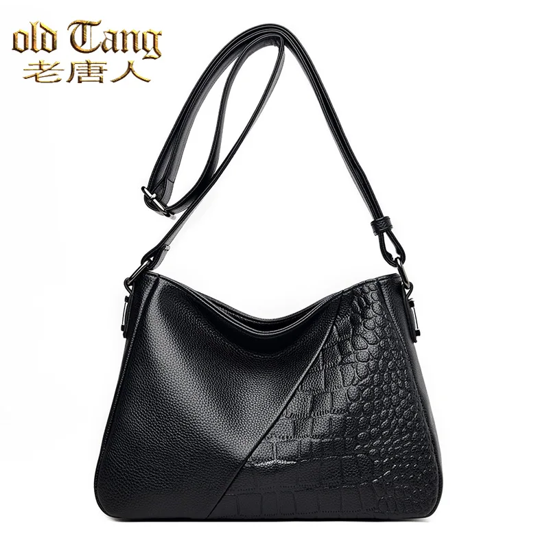 

Женская сумка через плечо OLD TANG, из искусственной кожи, с карманами, 2020