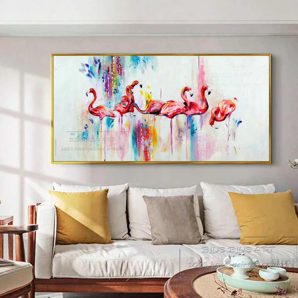 Отличный художник ручная роспись высокое качество изображением животных и птиц