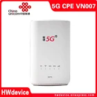 Оригинальный беспроводной 5G CPE VN007, 2,3 Гбитс, 5G NSASA NR n1n3n8n20n21n77n78n79 4G LTE Band138 с сим-картой, Китай