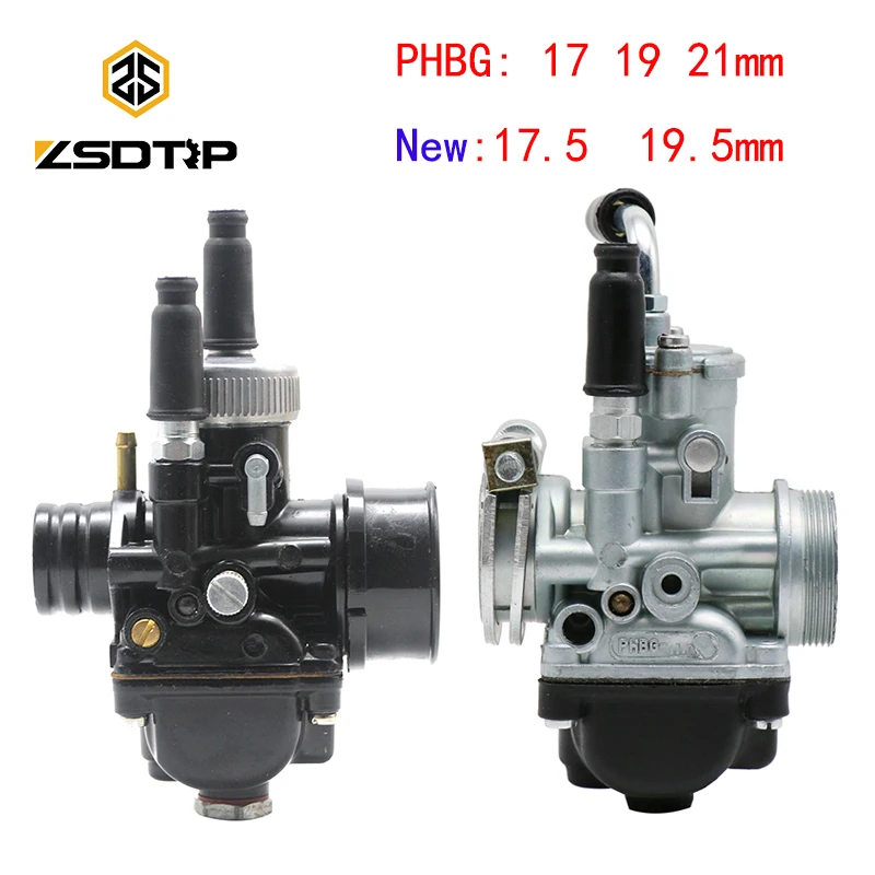 Черный гоночный карбюратор ZSDTRP Dellorto PHBG DS Карбюратор Carb DIO JOG 50cc 90cc BWS100 для Puch Yamaha Zuma
