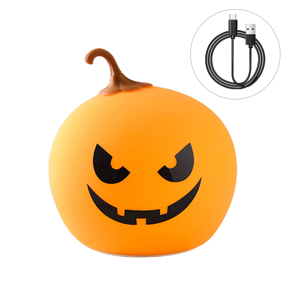 

Прочная Светодиодная лампа с сенсорным датчиком, мягкий силиконовый Портативный Миниатюрный Декор для дома и улицы, с зарядкой от USB, праздн...