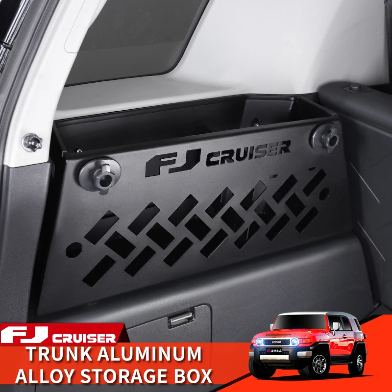 

Toyota FJ Cruiser Accessories Interior Modification Trunk Storage Box Organizer Aluminum Alloy Lightweight High Hardness